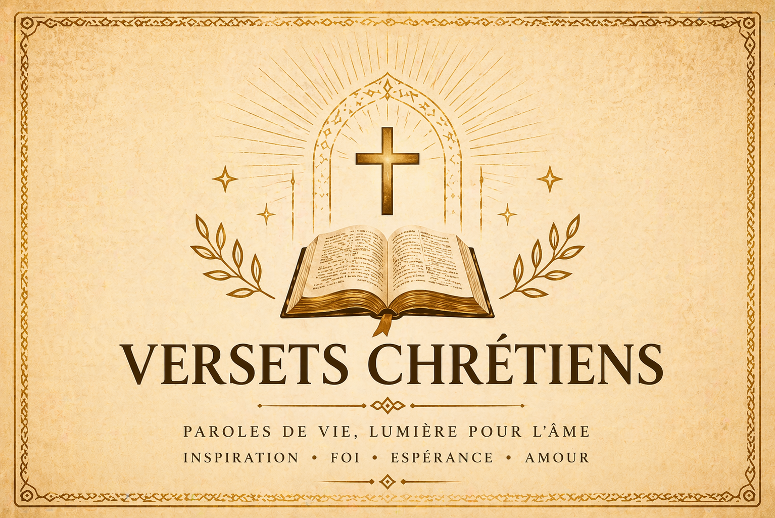 Versets Sacrés Chrétiens