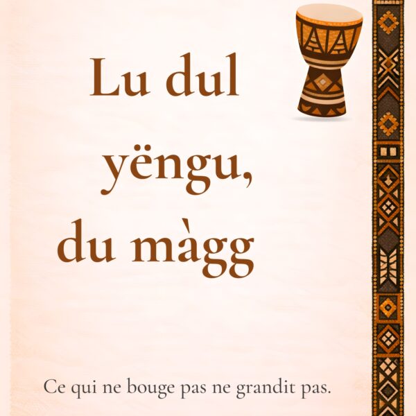 Lu dul yëngu, du màgg